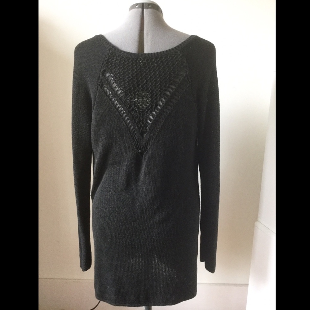Black tunic sweater